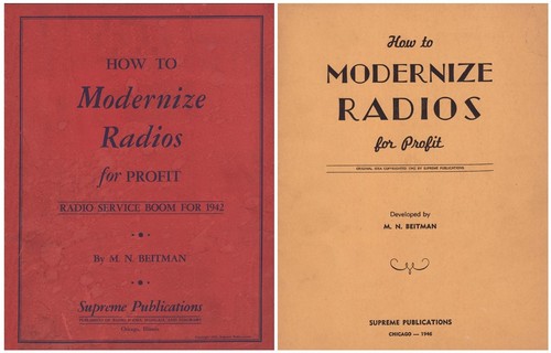 Product picture M.N. Beitman - How to Modernize Radios for Profit 1942 1949