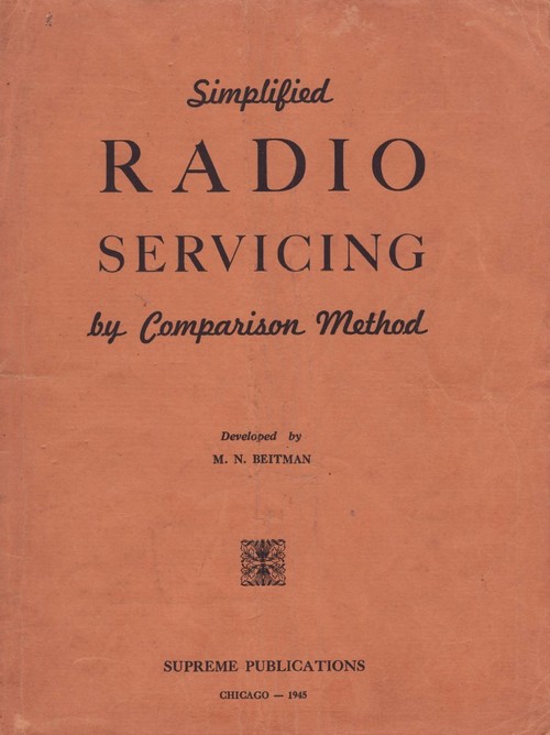 Product picture MN Beitman - Simplified Radio Servicing by Comparison Method