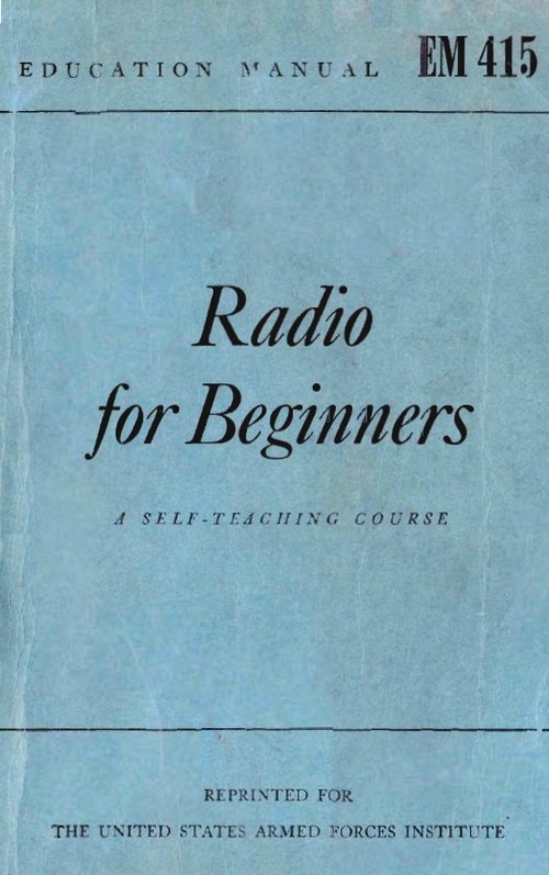 Product picture Radio for Beginners (1943)
